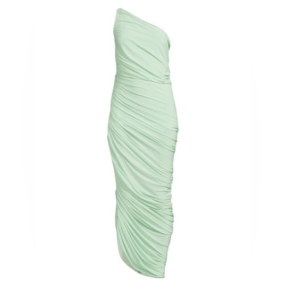 NWT Norma Kamali XS Diana dress seafoam - Picture 4 of 5